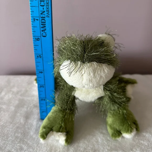 Baby Ganz Webkinz Shaggy Green Frog Plush 7" Stuffed Animal - No code - Picture 6 of 6
